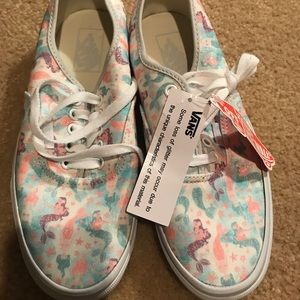 Mermaid Vans never worn new with tags